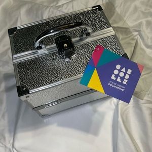 Sliver Caboodle - Makeup box with Lock and Keys